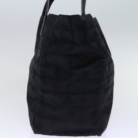 CHANEL New Travel Line Tote Bag Nylon Black CC Auth ep4067 - Picture 4 of 16